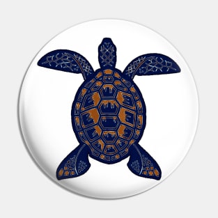 Turtle - Blue Pin