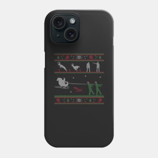 Ugly Christmas Sweater Zombie Phone Case