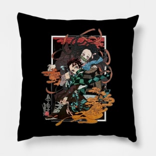 demon slayer anime kawaii Pillow