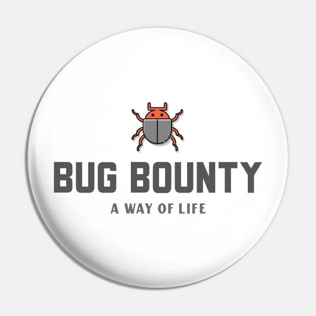 Cyber Security Bug Bounty - A Way of life Pin by Cyber Club Tees