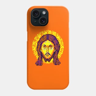 Icon of Christ 16bit - Pixel Art Macintosh II Phone Case