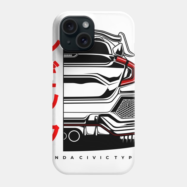 Honda Civic Type R Phone Case by cturs