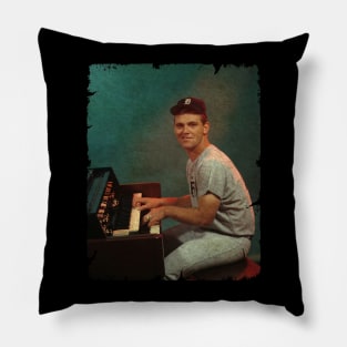 Denny McLain in Detroit Tigers Pillow