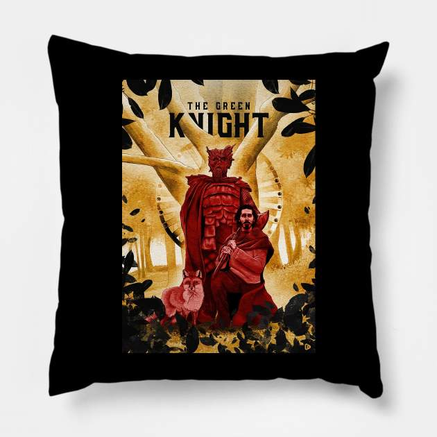 the green knight Pillow by stephens69