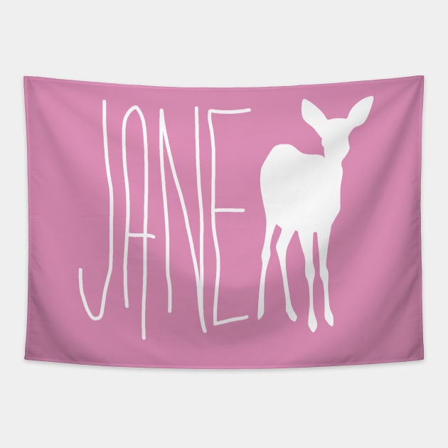 Jane Doe Tapestry by Nicole Nichols