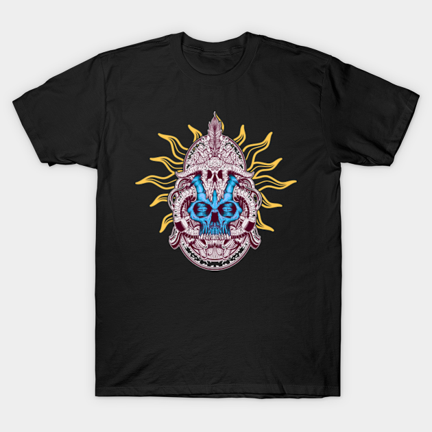 Discover skull and ink design - Skull - T-Shirt