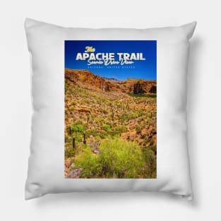 Apache Trail Scenic Drive View Pillow