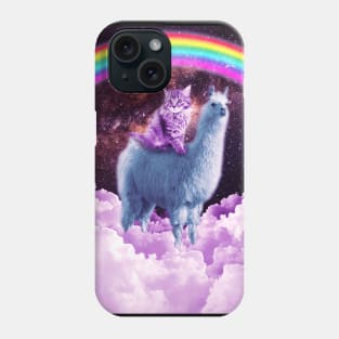 Rainbow Llama - Cat Llama Phone Case