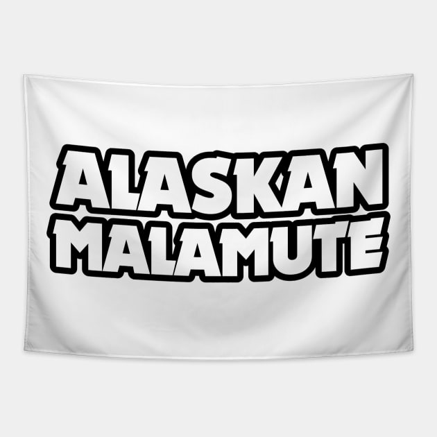 Alaskan Malamute Tapestry by HuskyTee