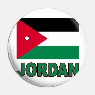 The Pride of Jordan - Jordanian Flag Design Pin