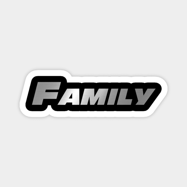 Family Magnet by LEANDROID 