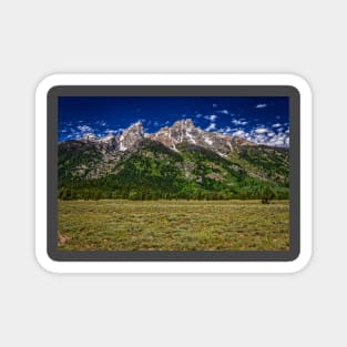 Grand Teton Mountain Range Magnet