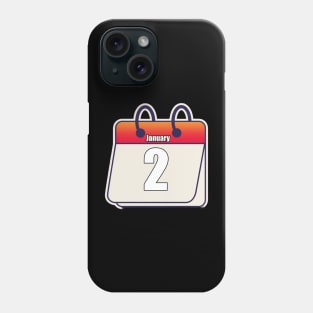 January 2 Birthday Gift Phone Case