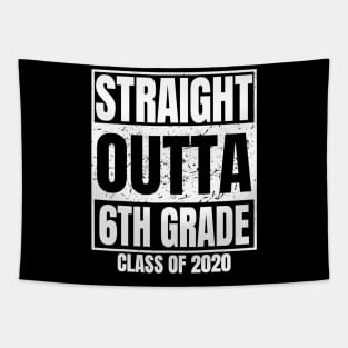 Straight Outta 6Th Grade Graduation 2020 Class Sixth Grade Tapestry