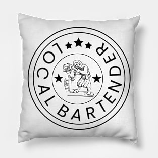 Support your Local Bartender Pillow