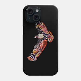 Bald Eagle Tie Dye art design Phone Case