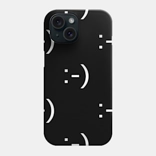 happy face kaomoji Phone Case