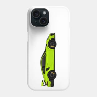 GT2RS Side Lime-Green Phone Case