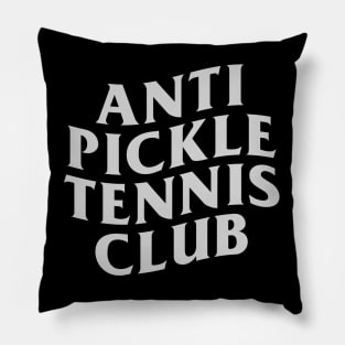 Anti Pickleball Tennis Club Pillow