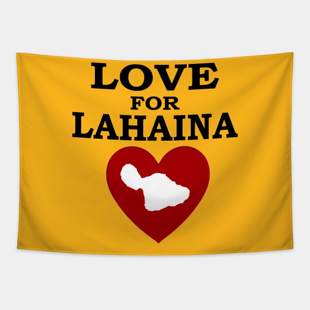 LOVE FOR LAHAINA Tapestry by Cult Classics