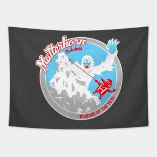 Matterhorn Bobsleds (red, blue, white) Tapestry