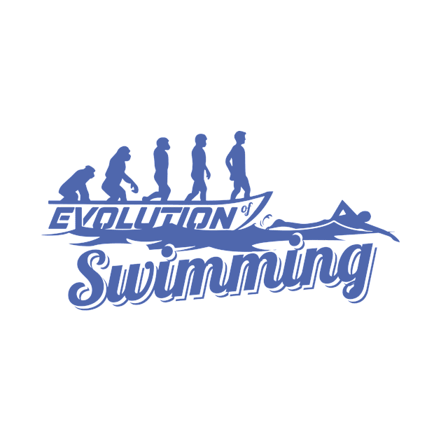 Evolution of the swimmer's swimmer by HBfunshirts