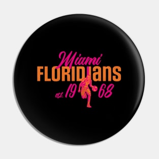 Miami Floridians Basketball Team Pin