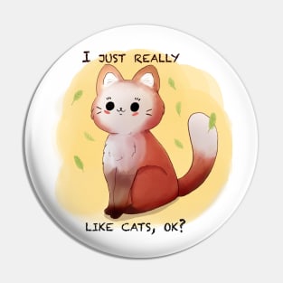 I just really like cats, ok? Pin