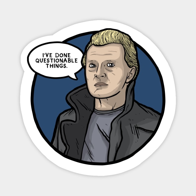 Roy Batty Magnet by Baddest Shirt Co.