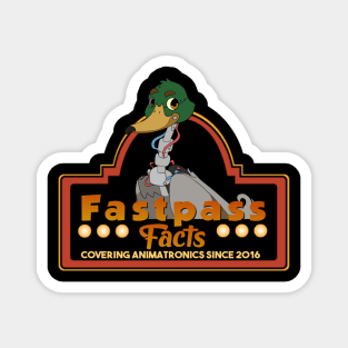 Fastpass Facts Classic Walt Logo Magnet