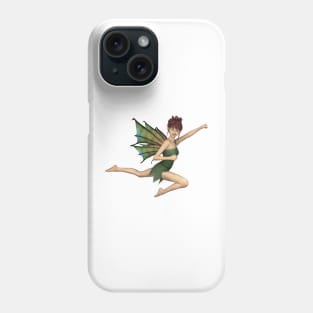 No Limits cute elf fairy faerie flying through air dragon wings Phone Case