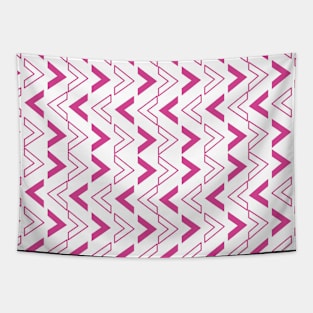 hot Pink Arrow Shape Pattern Tapestry