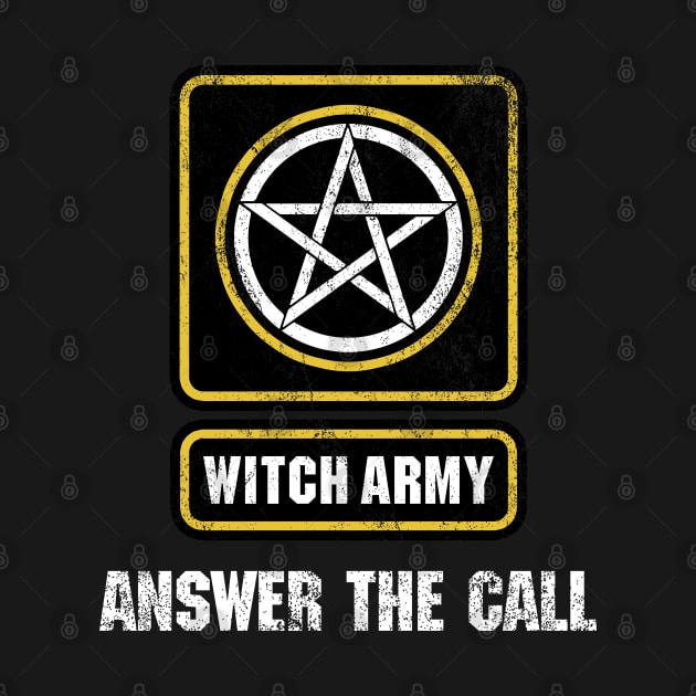 Answer the Call - Motherland Fort Salem Distressed Witch Army logo by viking_elf