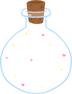 Peace and Love Potion Magnet