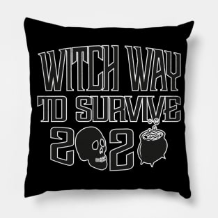 Witch Way to Survive Pillow