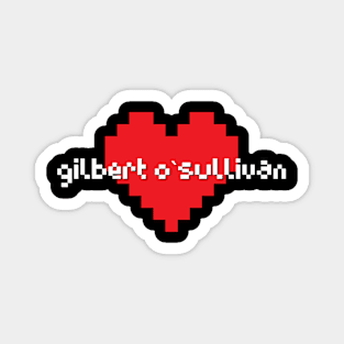 Gilbert o`sullivan -> pixel art Magnet