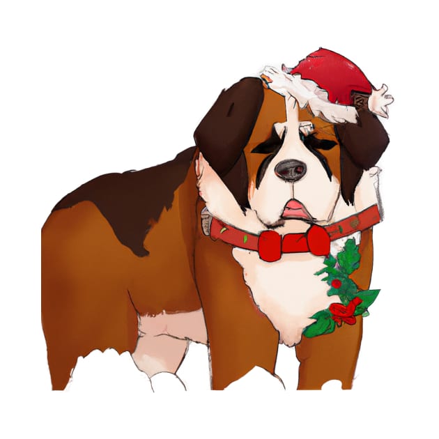 Cute St. Bernard Drawing by Play Zoo