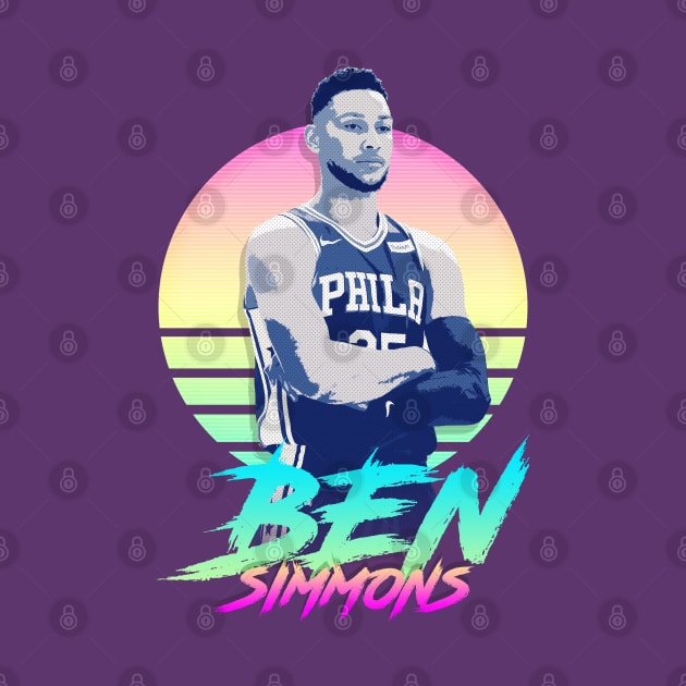 Ben Simmons Retro Futuristic Aesthetic by StupidHead