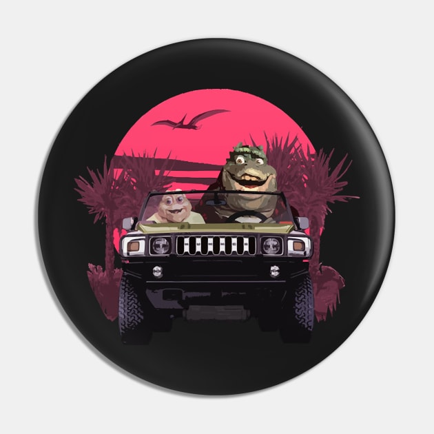 The Sinclair Driving the Boomer-Mobile Pin by nnHisel19