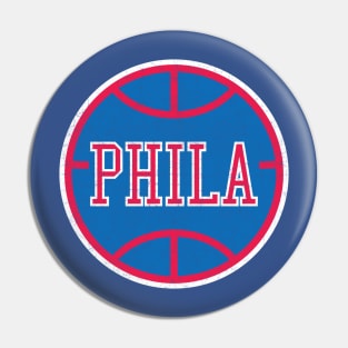 Philadelphia Vintage Basketball Pin