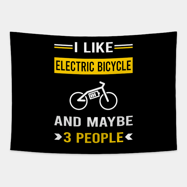 3 People Electric Bicycle E Bike Ebike Tapestry by Good Day