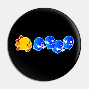 Mrs. Pac-Man on Pursuit Pin