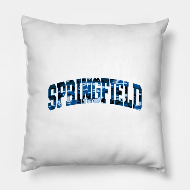 SPRNGFLD Pillow by undergroundART