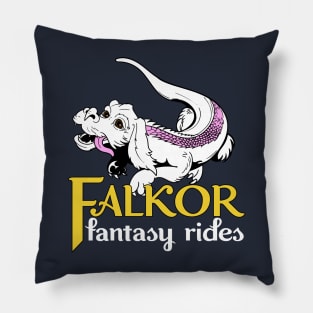 Falkor the Luck Dragon Fantasy Rides Pillow