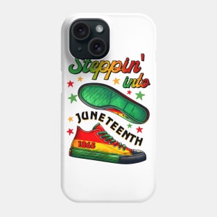 Steppin into Juneteenth  2024 Phone Case