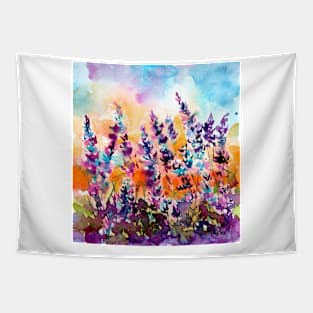 lavender field Tapestry