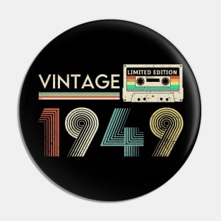 Vintage 1949 Limited Cassette Pin