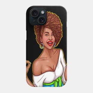 cool brunette girl Phone Case