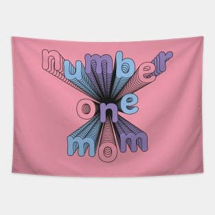 Number one Mom Tapestry