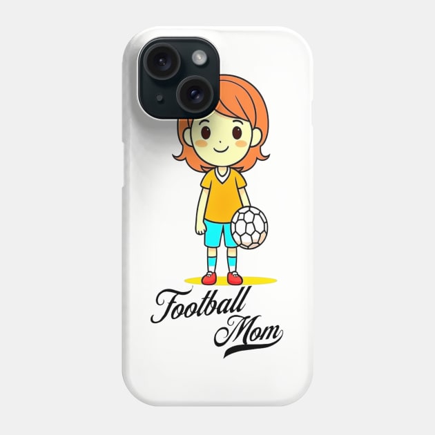 Football Mom Phone Case by Mikato Joo